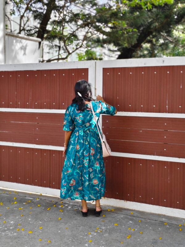 IMG_20260607_085209.jpg ARURA Vatican Silk Maternity Maxi (Peacock Blue Floral)