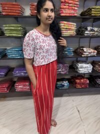 Ruby Stripe - ARURA Zipless Maternity Maxi