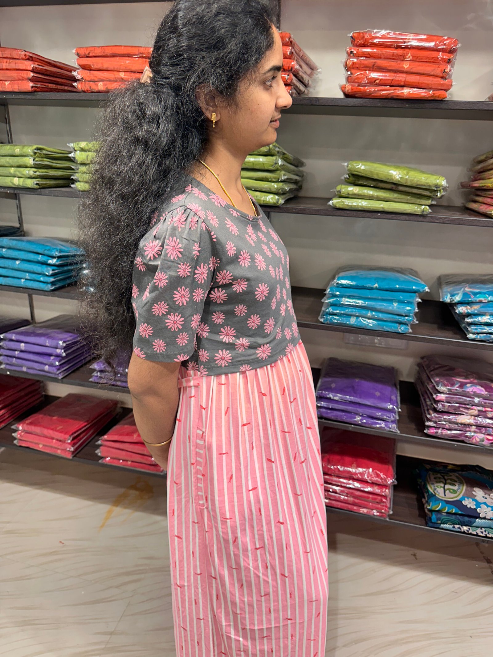IMG_9322 Daisy Blush - ARURA Zipless Maternity Maxi