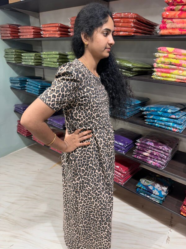 IMG_9335 Wild Leopard - ARURA Zipless Maternity Maxi