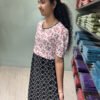 Floral Grid - ARURA Zipless Maternity Maxi