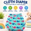 2026/09/1000909884.jpg ARURA Reusable Dolphin Cloth Diaper